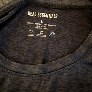 Real Essentials Dark Gray T-Shirt